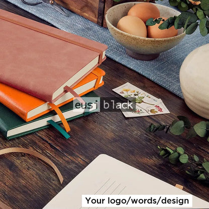Custom leather notebook