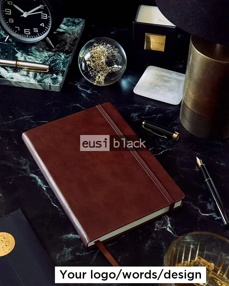 Custom made leather notebook