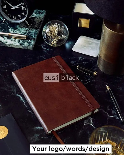 Custom made leather notebook