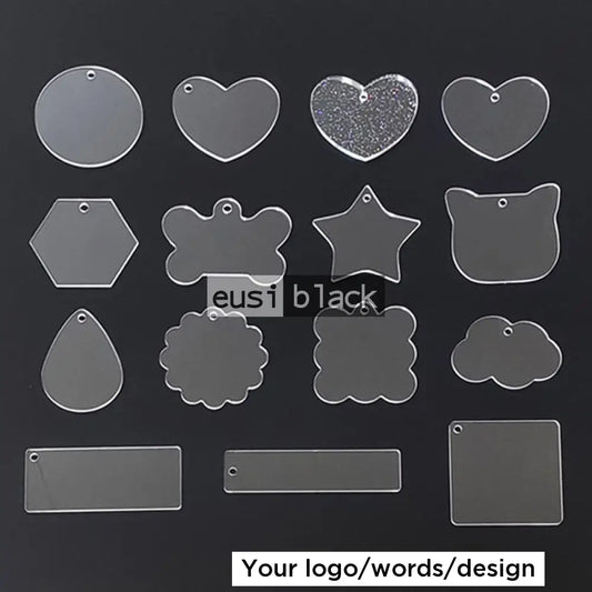 Custom shaped acrylic keychain