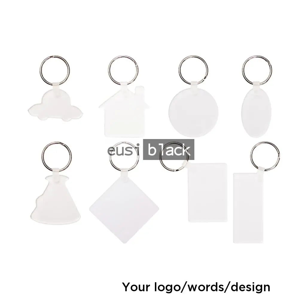 Custom shaped acrylic keychain
