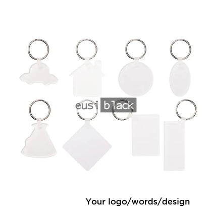 Custom shaped acrylic keychain