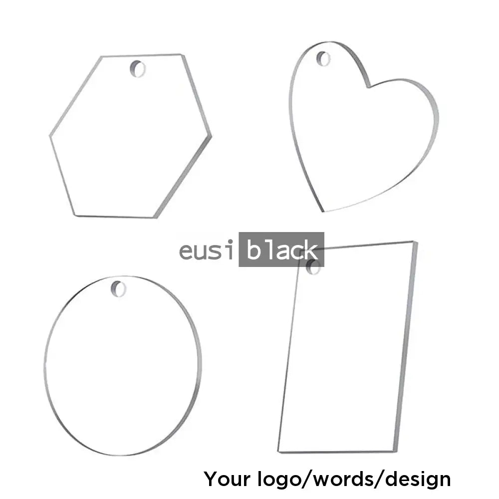 Custom shaped acrylic keychain