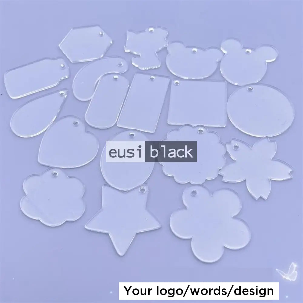 Custom shaped acrylic keychain