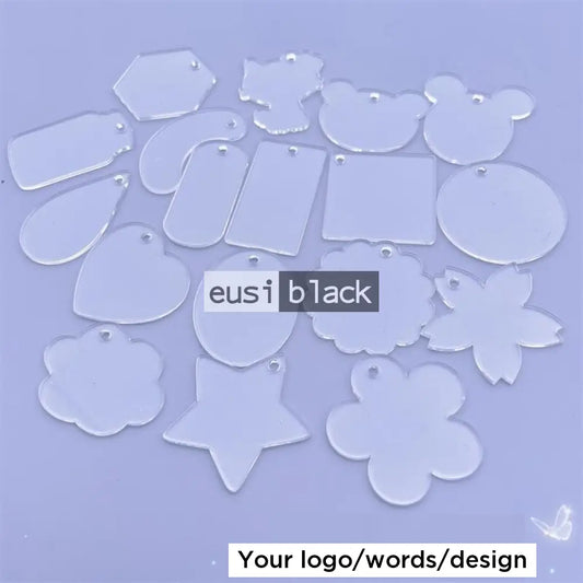 Custom shaped acrylic keychain