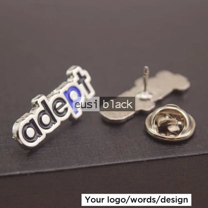 Custom shaped lapel pin