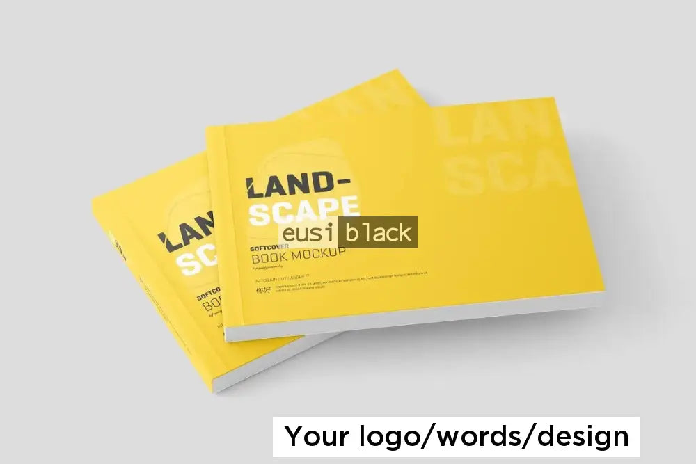 Custom soft cover notebook