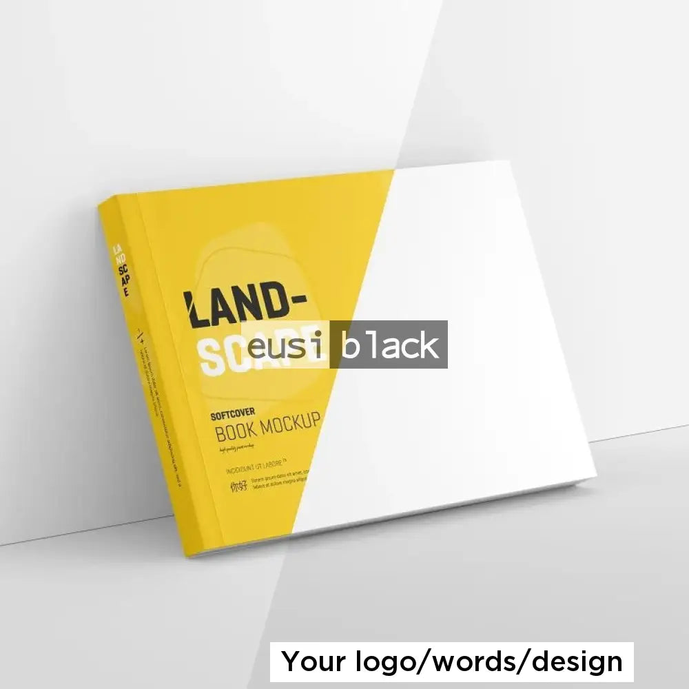 Custom soft cover notebook