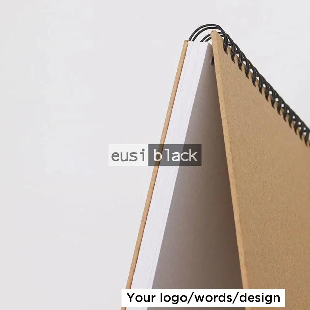 Custom spiral hardcover notebook