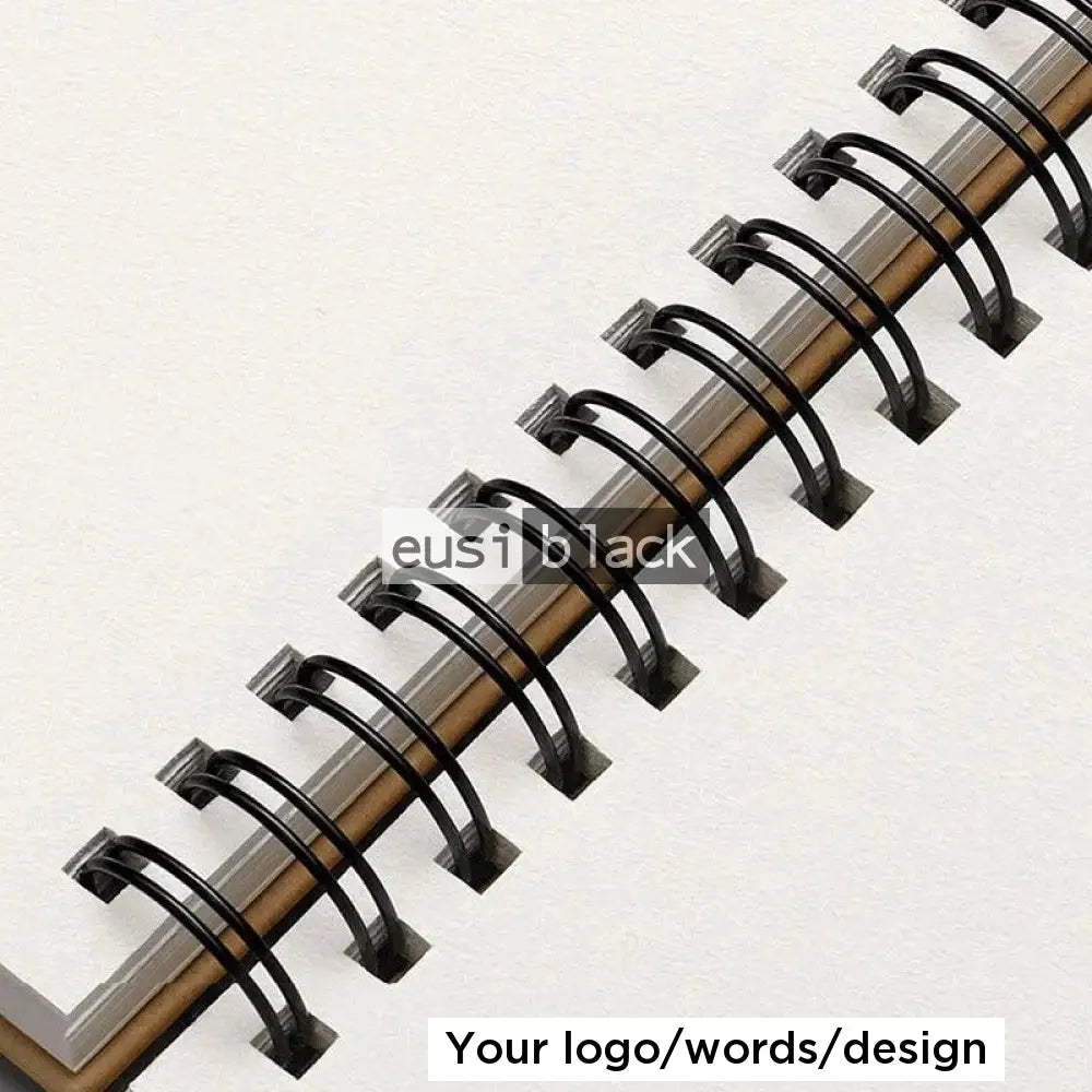 Custom spiral hardcover notebook