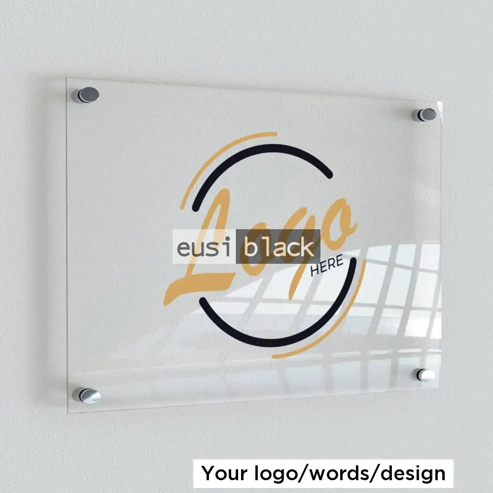 Customized wall mounted indoor signage