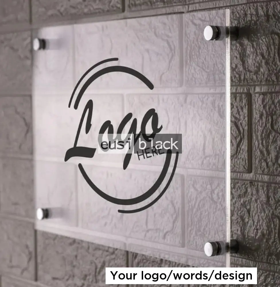 Customized wall mounted indoor signage
