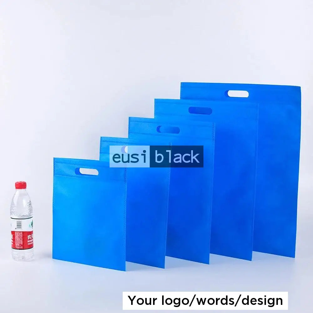 Flat non-woven carrier bag Sky bblue / A5
