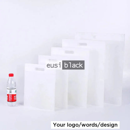 Flat non-woven carrier bag White / A5