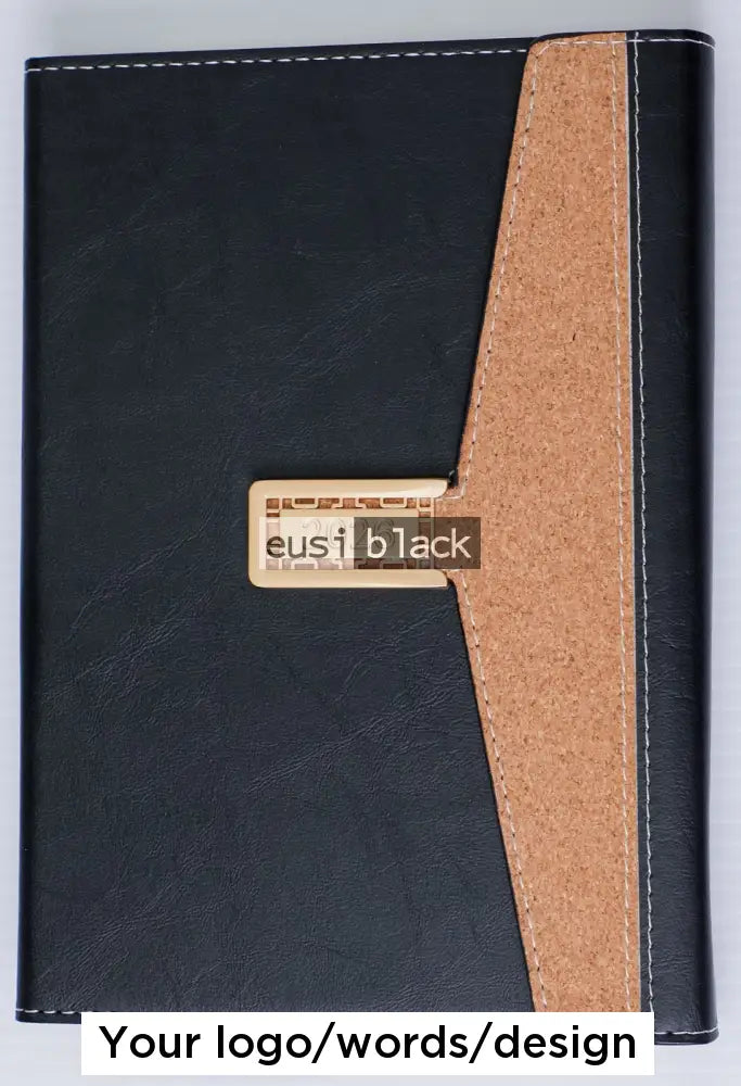 Dated latch eco 2026 diary - Black / A5