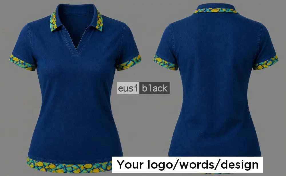 Denim Ankara shirt