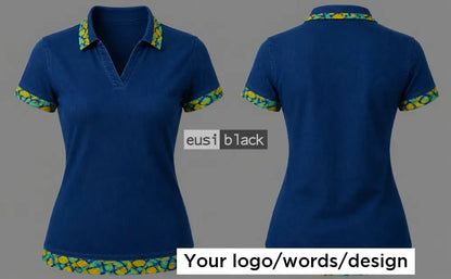 Denim Ankara shirt