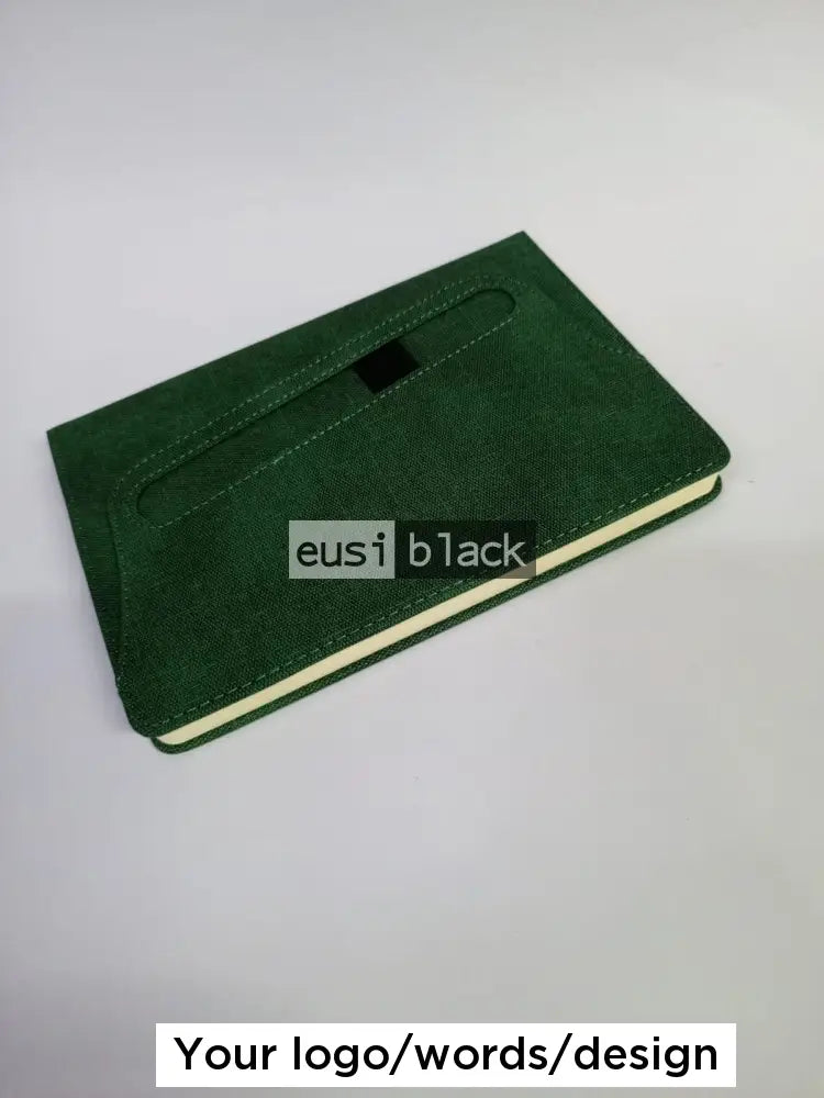 Diagonal pen notebook - A5 - Green