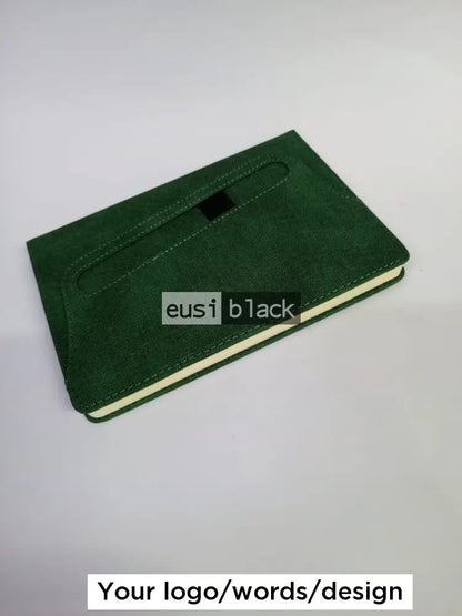 Diagonal pen notebook - A5 - Green