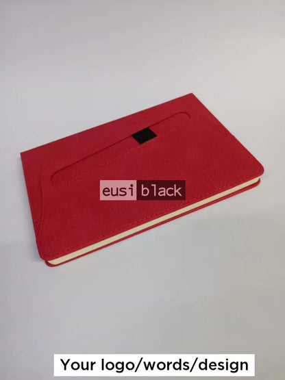 Diagonal pen notebook - A5 - Red