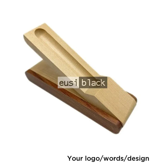 Display wooden pen case One