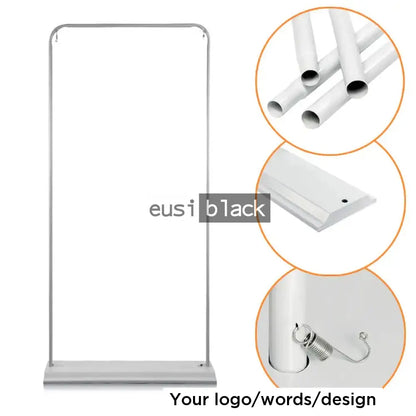 Doorframe banner stand