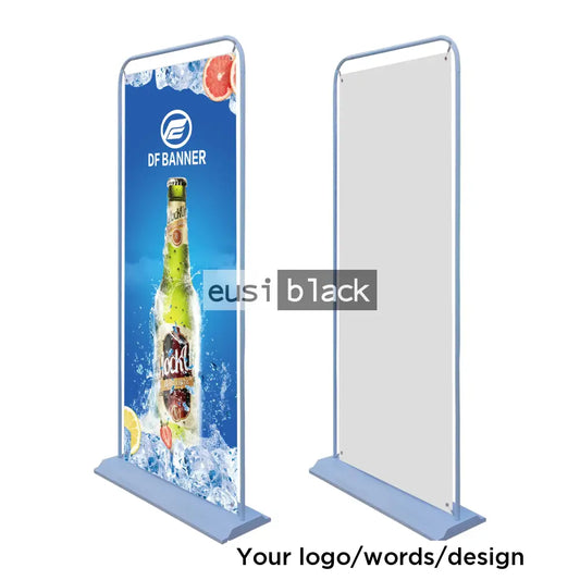 Doorframe banner stand Stand plus banner