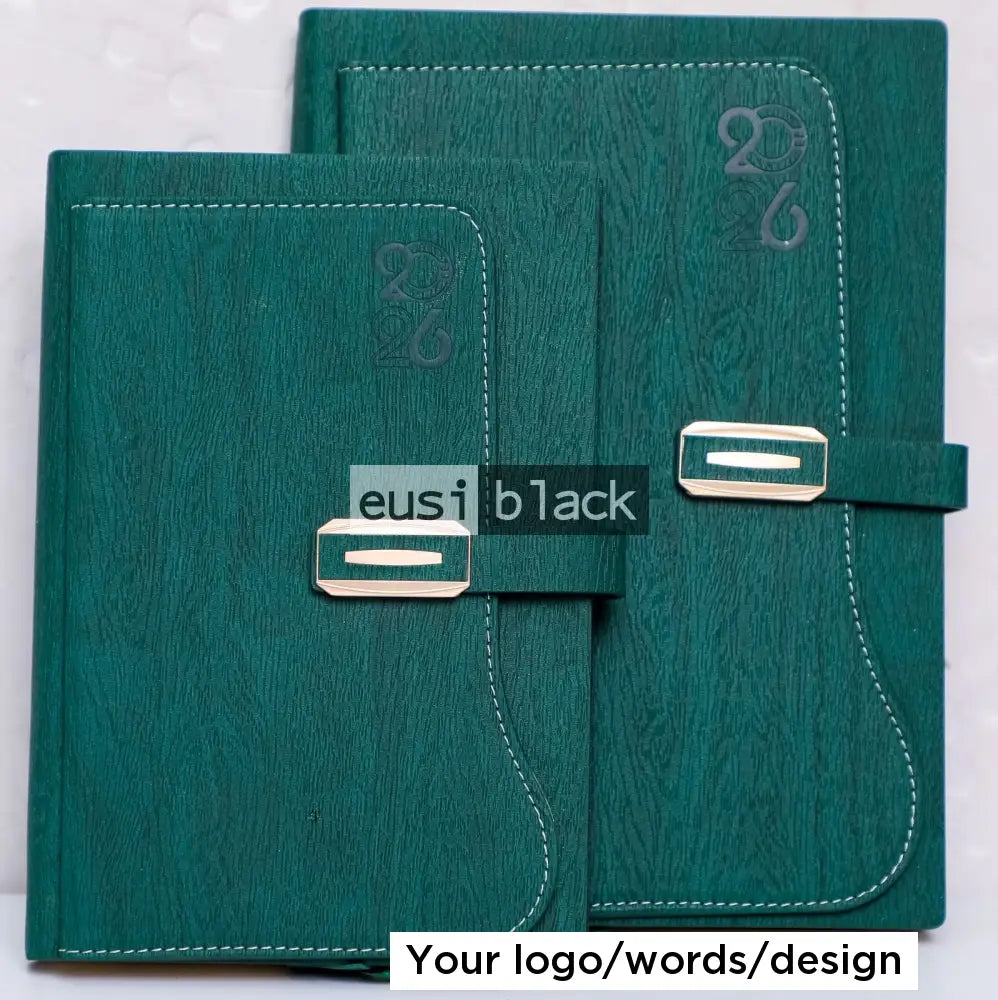 Double cover 2026 diary - Green / A5