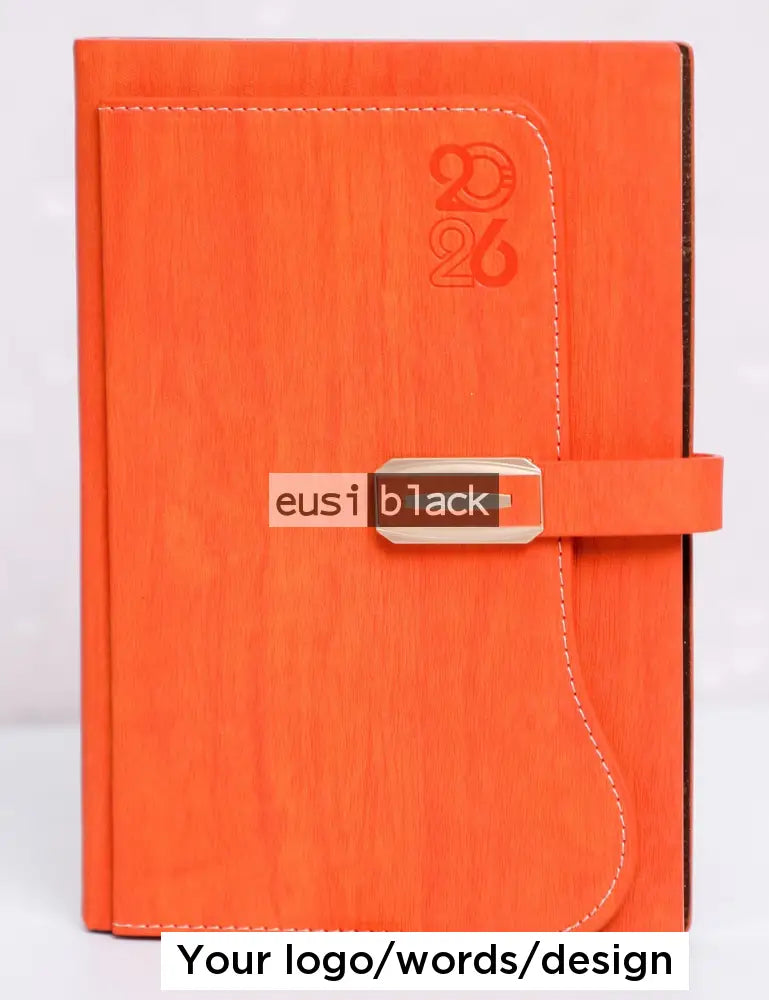 Double cover 2026 diary - Orange / A5