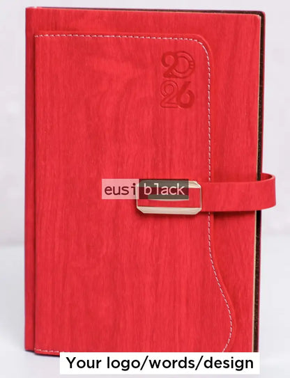 Double cover 2026 diary - Red / A5