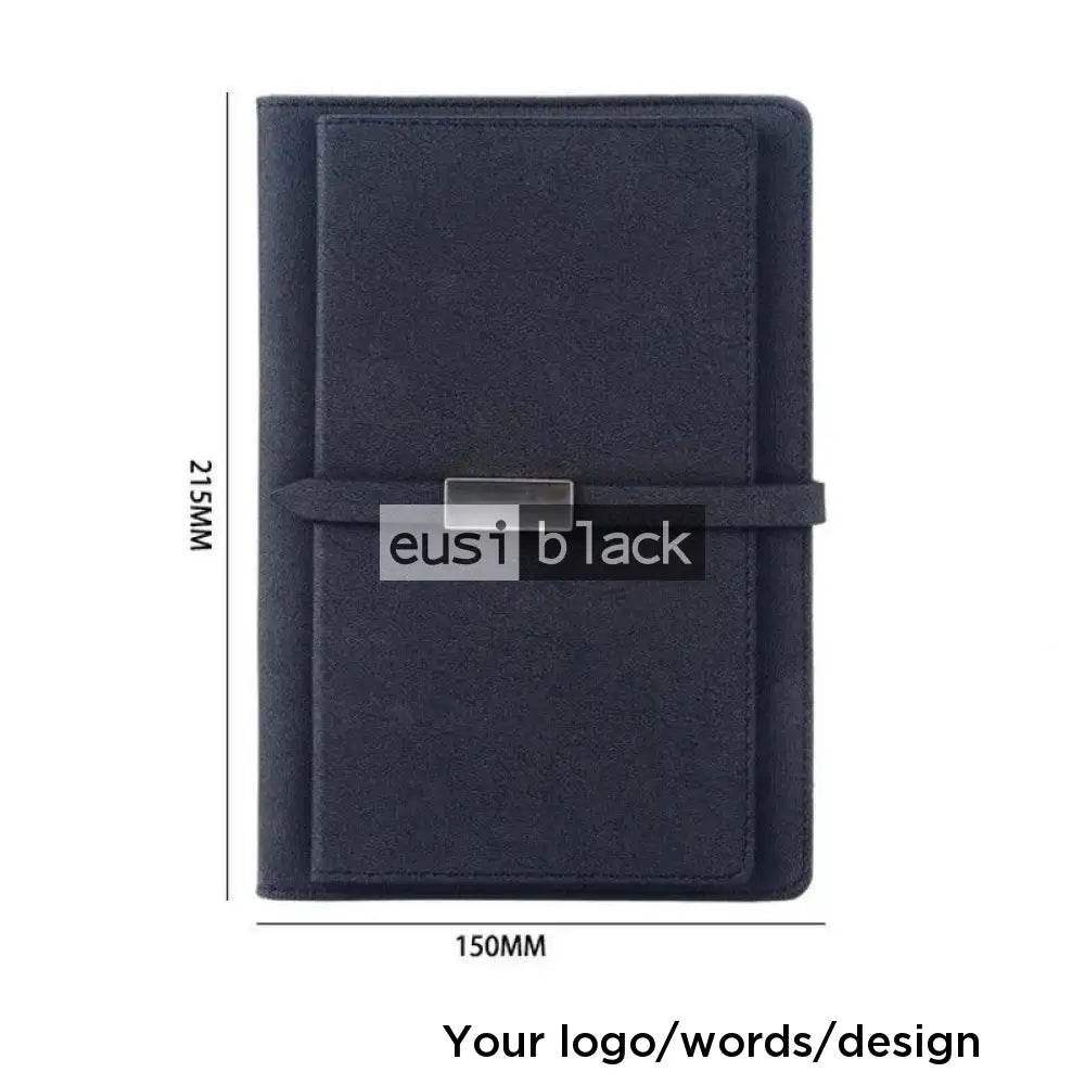 Double cover notebook with card slots | A5 & B5 A5 / Black