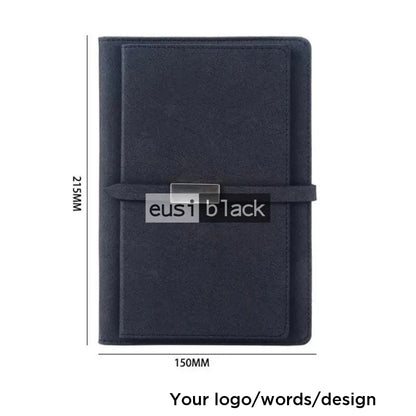 Double cover notebook with card slots | A5 & B5 A5 / Black
