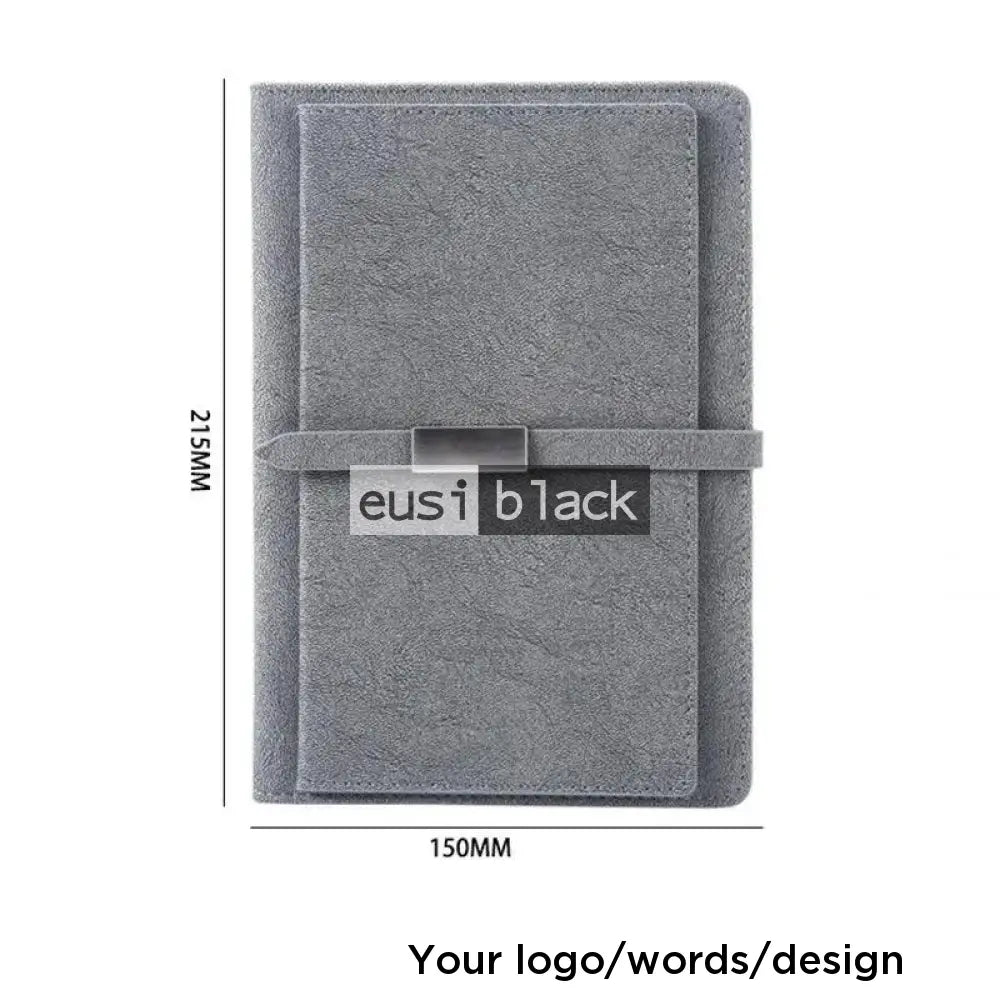 Double cover notebook with card slots | A5 & B5 A5 / Grey