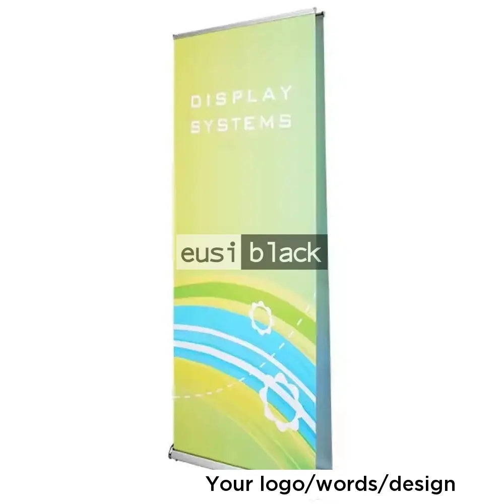 Double sided broad base banner stand Stand plus 2 banners