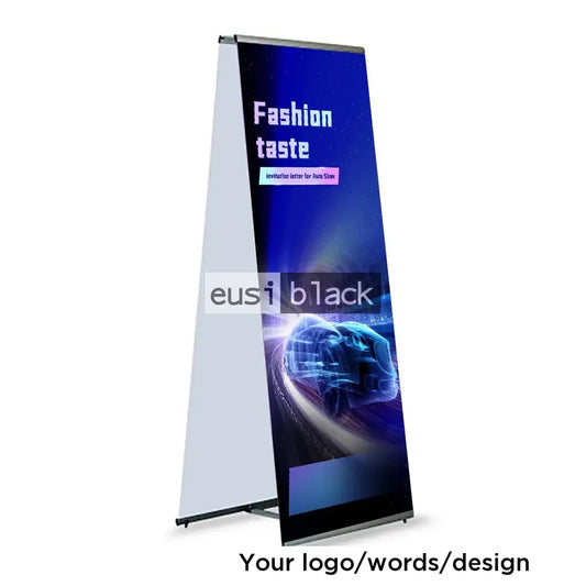 Double sided L-banner stand