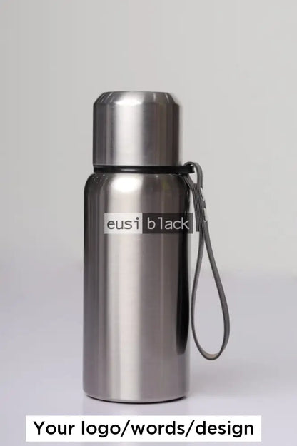 Double Walled Bullet Thermal Flask - Silver