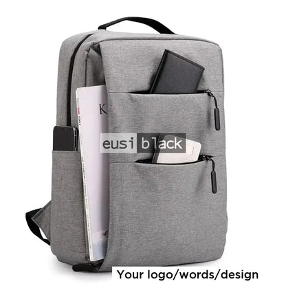 Double zip laptop bag