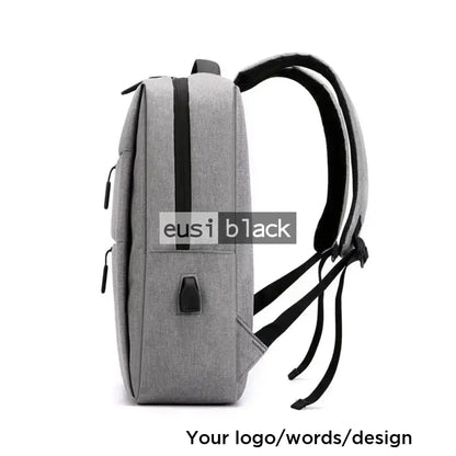 Double zip laptop bag
