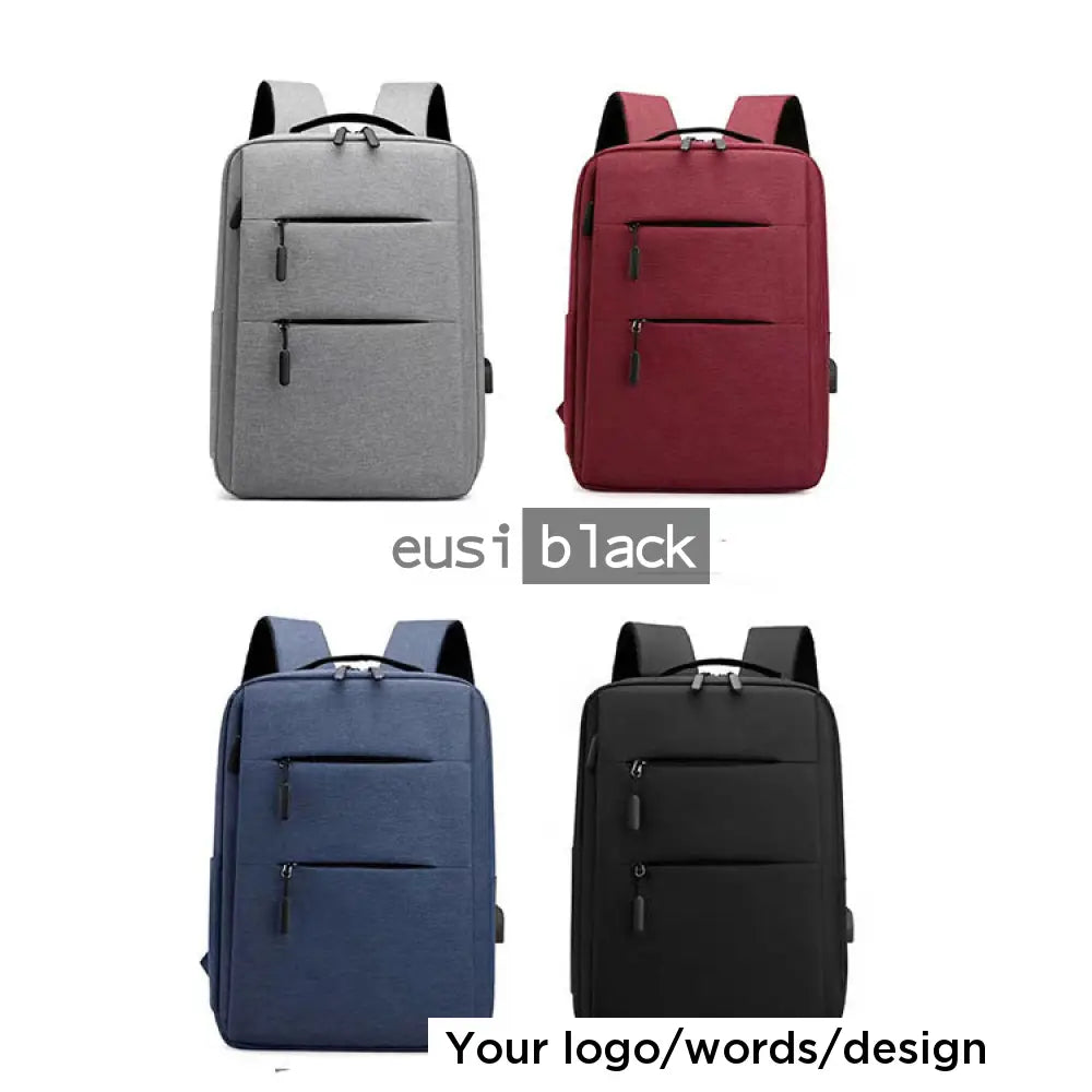 Double zip laptop bag