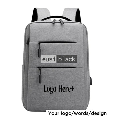 Double zip laptop bag - Grey