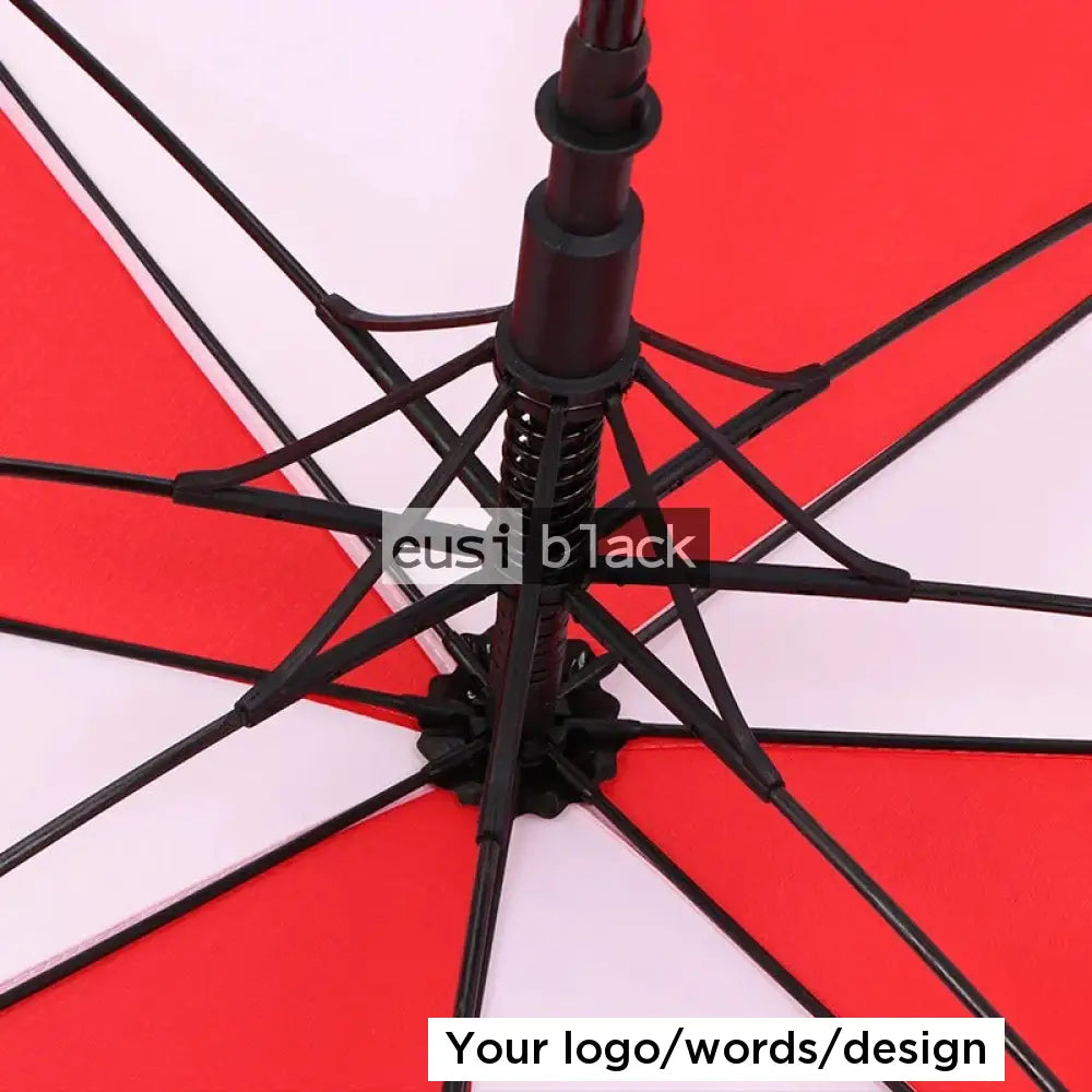 Dual colored large umbrella
