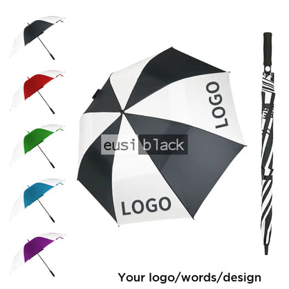Dual colored large umbrella