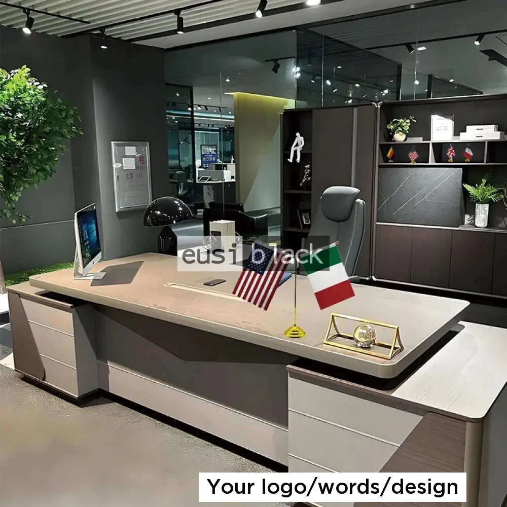 Dual face-down table flag