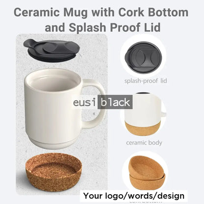 Eco ceramic splash proof mug - 450ml
