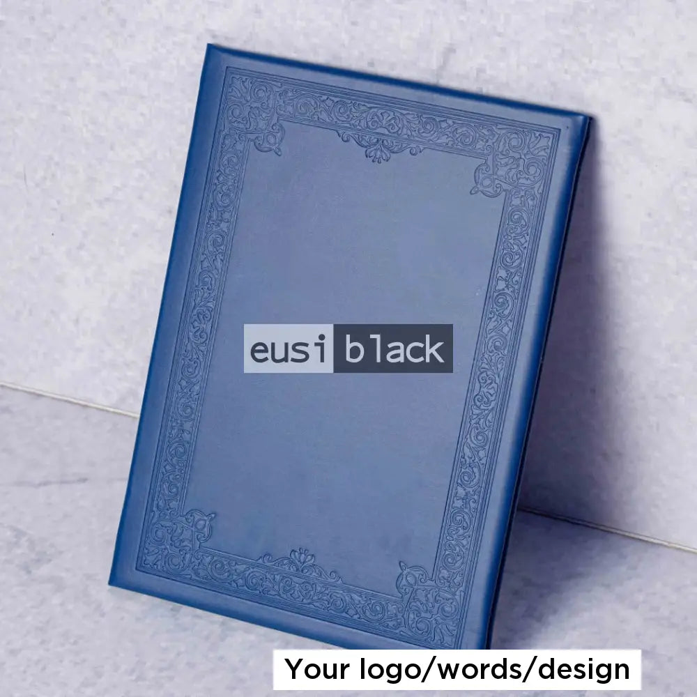 Edge patterned certificate/ menu holder