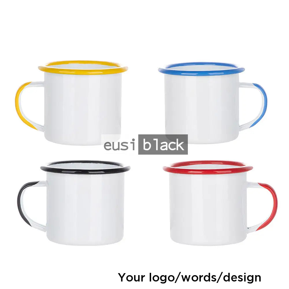 Enamel cup - 330ml / Red