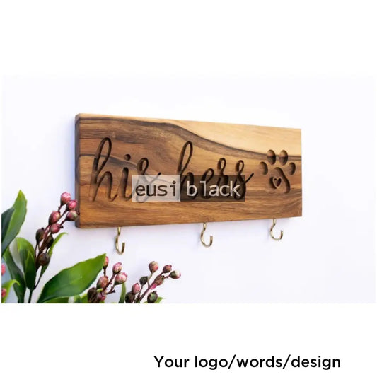 Entryway wall hanging rack