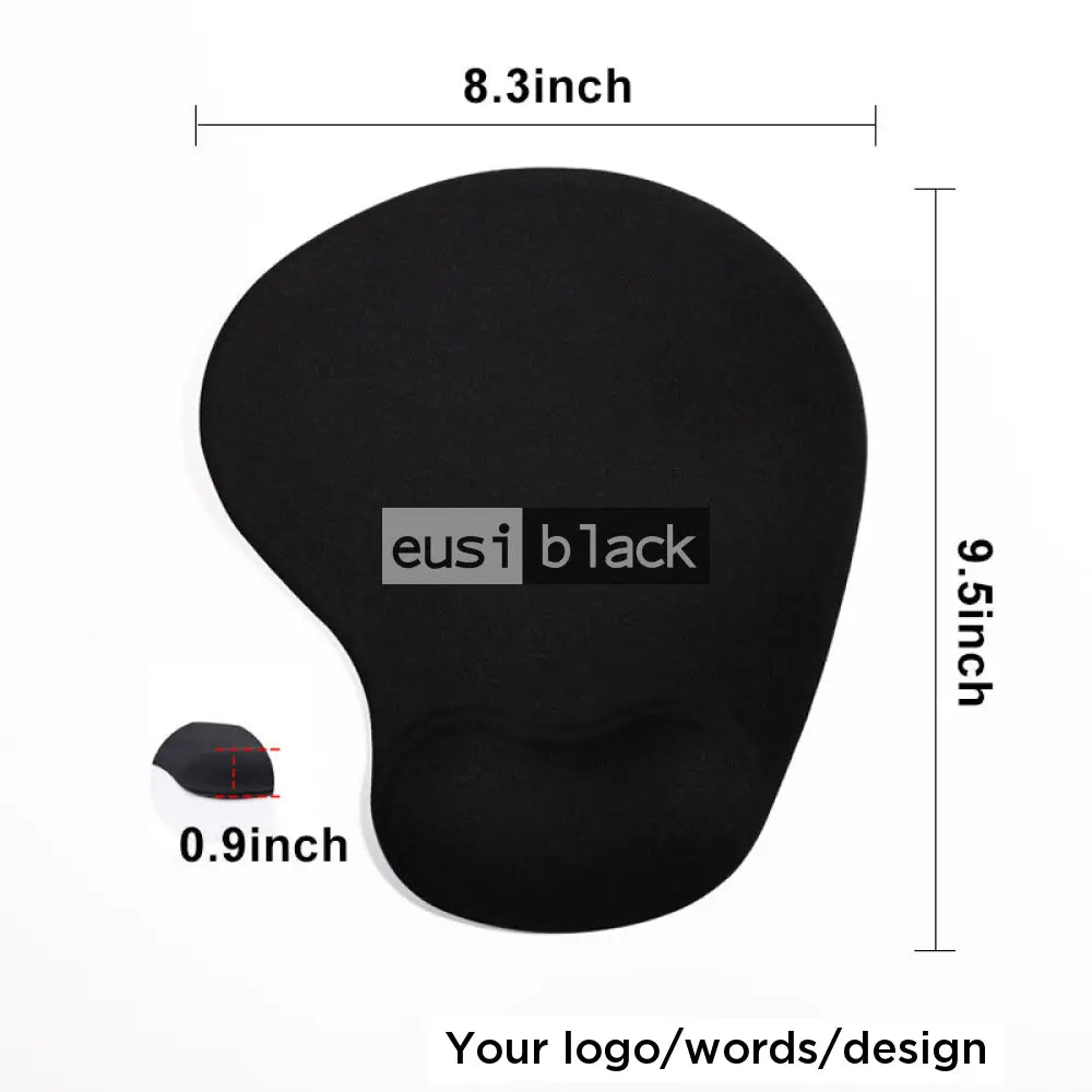 Ergonomic mouse pad with wrist rest