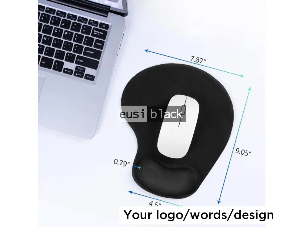 Ergonomic mouse pad with wrist rest