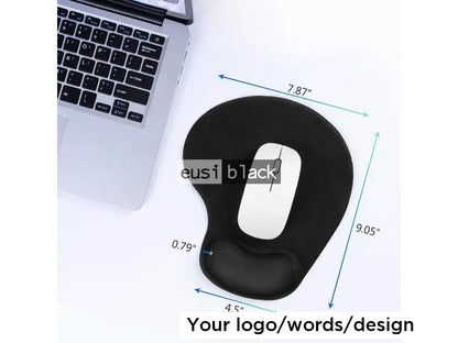 Ergonomic mouse pad with wrist rest